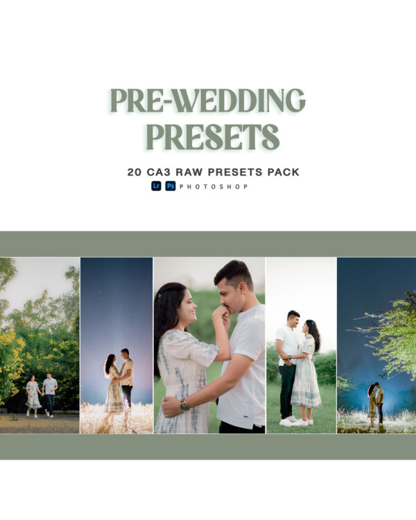 20 pre wedding presets