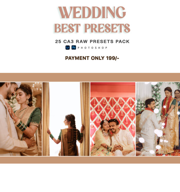 25 WEDDING PRESETS