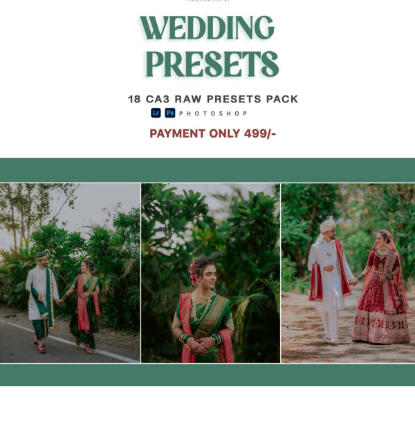 18 WEDDING PRESETS