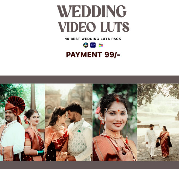10 BEST WEDDING LUTS PACK