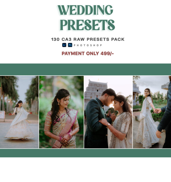 130 WEDDING PRESETS